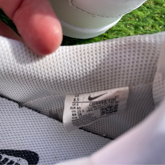 Nike Court Vision Low Triple White Women’s size - 8.5 - Picture 6 of 6